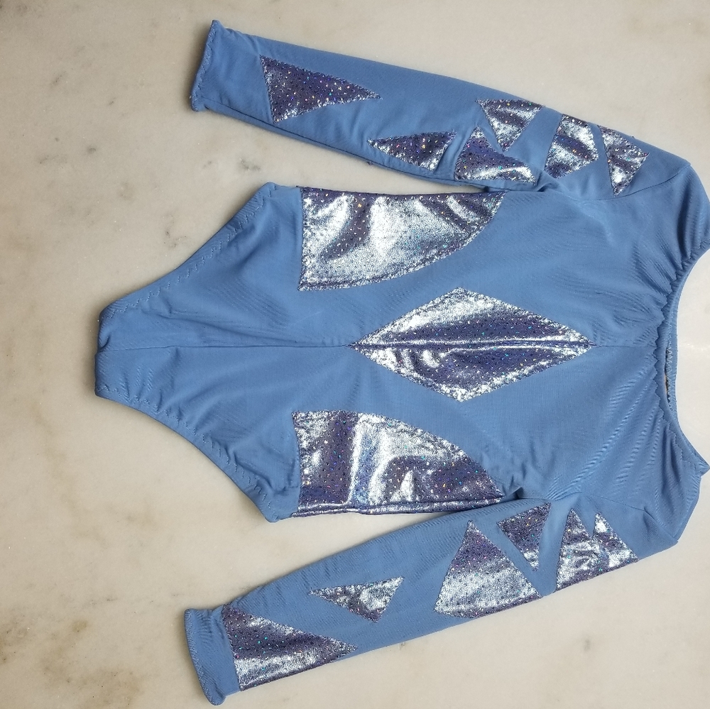Custom geometric leotard - Picture 5 of 8